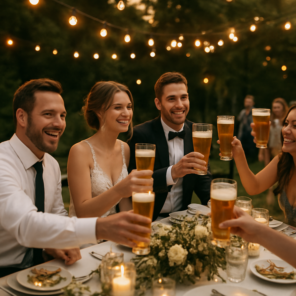 Casamento com chopp